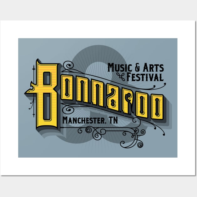 Vintage Bonnaroo on Light Wall Art by Pufahl